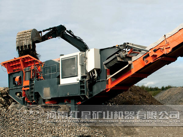 履帶式移動破碎站