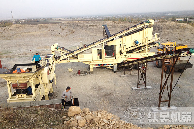 移動制砂生產(chǎn)客戶現(xiàn)場