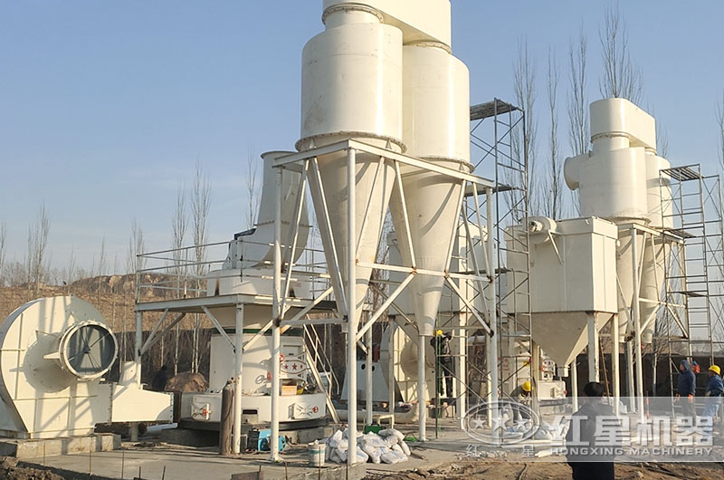 紅星雷蒙磨制粉加工現(xiàn)場(chǎng)