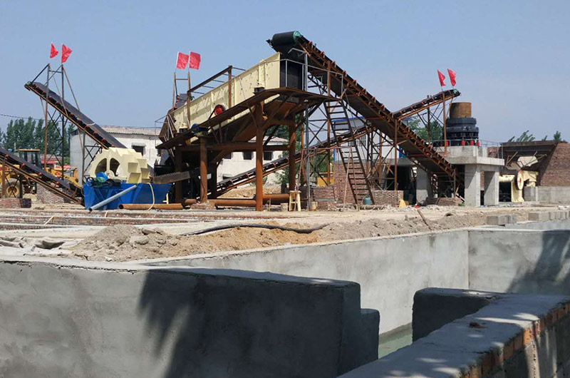 水洗機(jī)制砂生產(chǎn)現(xiàn)場(chǎng) 水洗機(jī)制砂生產(chǎn)現(xiàn)場(chǎng)