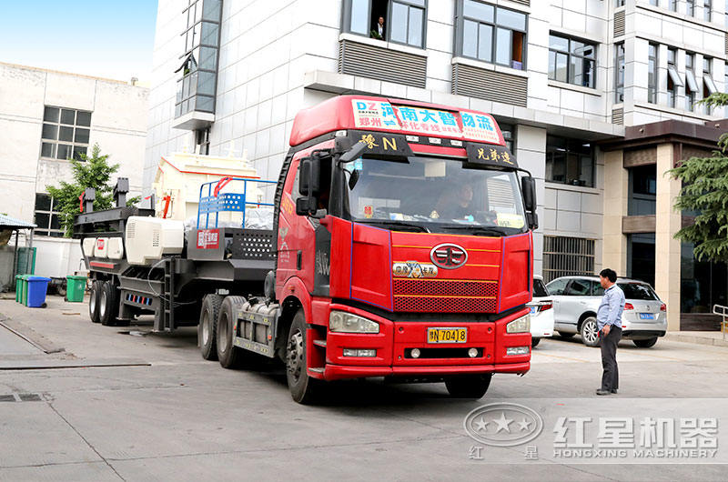 車輪移動式打沙機發(fā)貨了