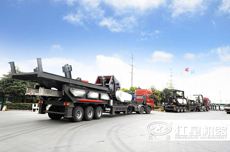 車載式建筑垃圾破碎機(jī)發(fā)貨現(xiàn)場(chǎng)