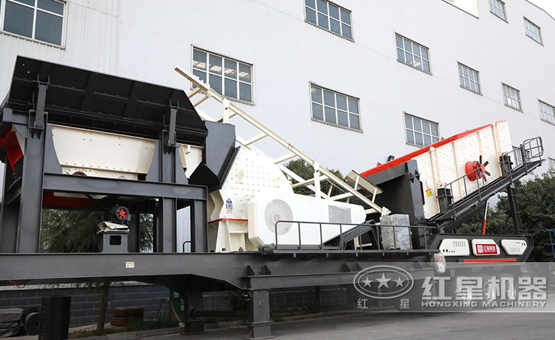 移動(dòng)式重錘碎石機(jī)實(shí)拍圖