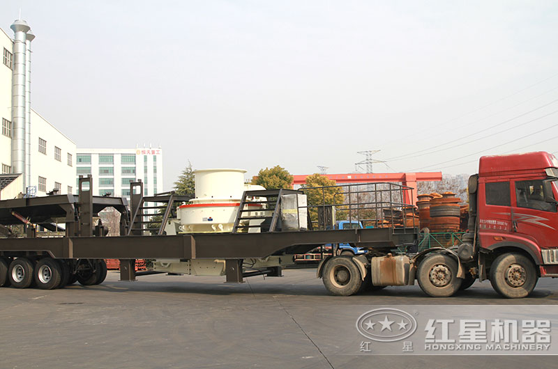 移動碎沙機發(fā)貨現(xiàn)場