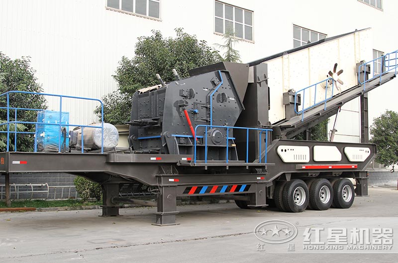 車載碎石機械設(shè)備實拍圖