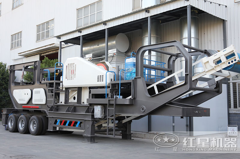 移動式混凝土石塊破碎機實拍圖