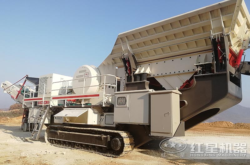 履帶式移動建筑垃圾處理設(shè)備