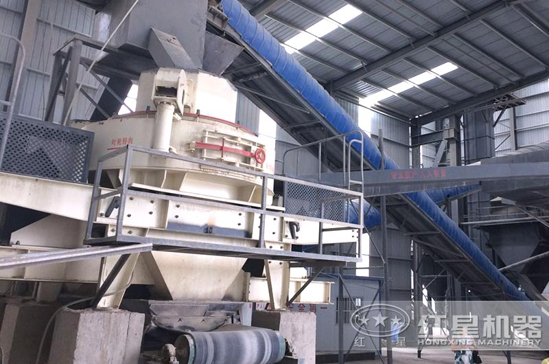 制砂設備作業(yè)現(xiàn)場