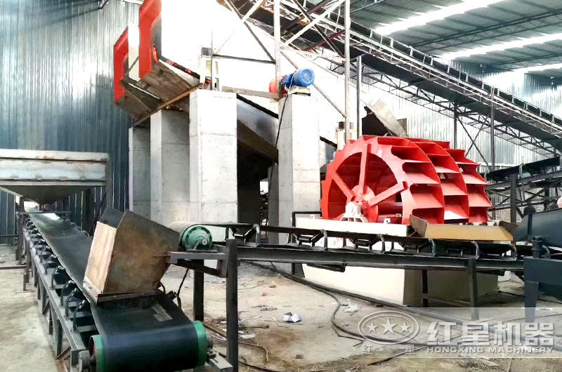 洗砂機設(shè)備作業(yè)圖