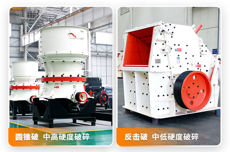 反擊式破碎機+圓錐破碎機——二級破碎設備