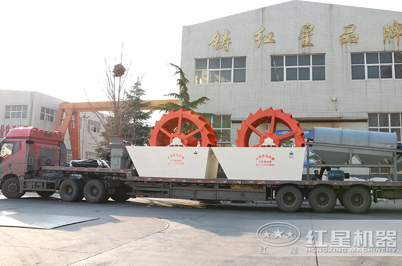 全套砂石水洗設備發(fā)貨