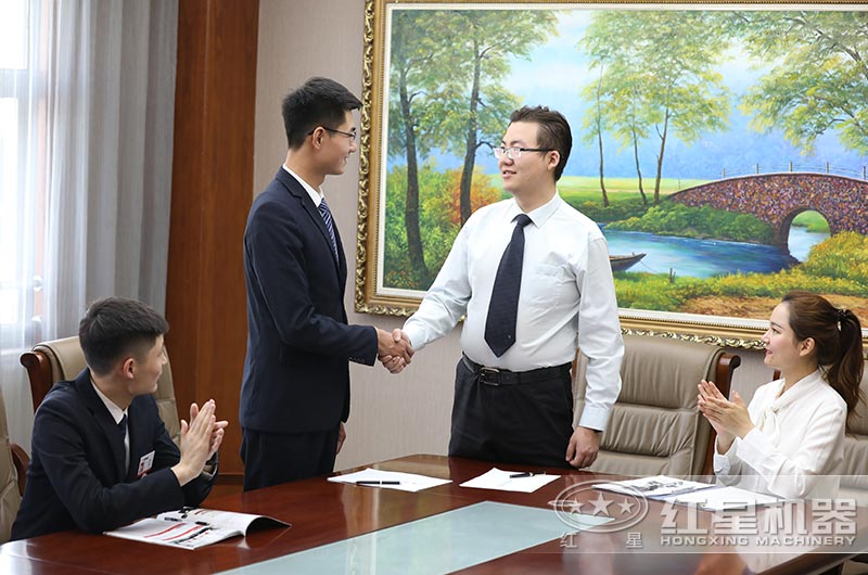 客戶來廠參觀、鑒定合同