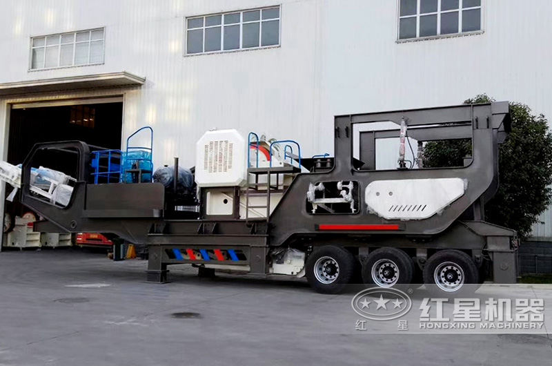 鄂破建筑材料粉碎機(jī)，粗碎+除鐵+給料