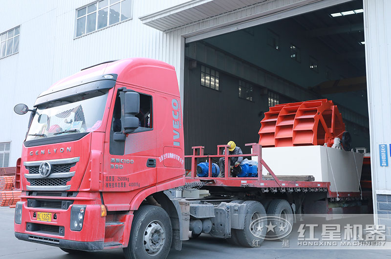 水洗沙機(jī)準(zhǔn)備出廠發(fā)貨，運(yùn)往安徽合肥