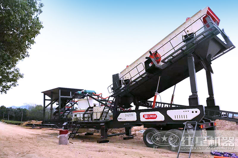 HVI制砂機配置于移動式設(shè)備中，價格更貴