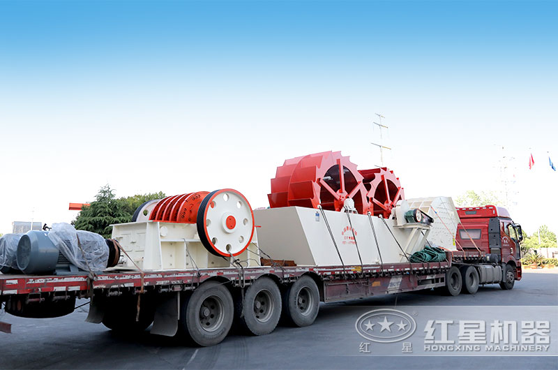 小型洗沙設備發(fā)貨出廠