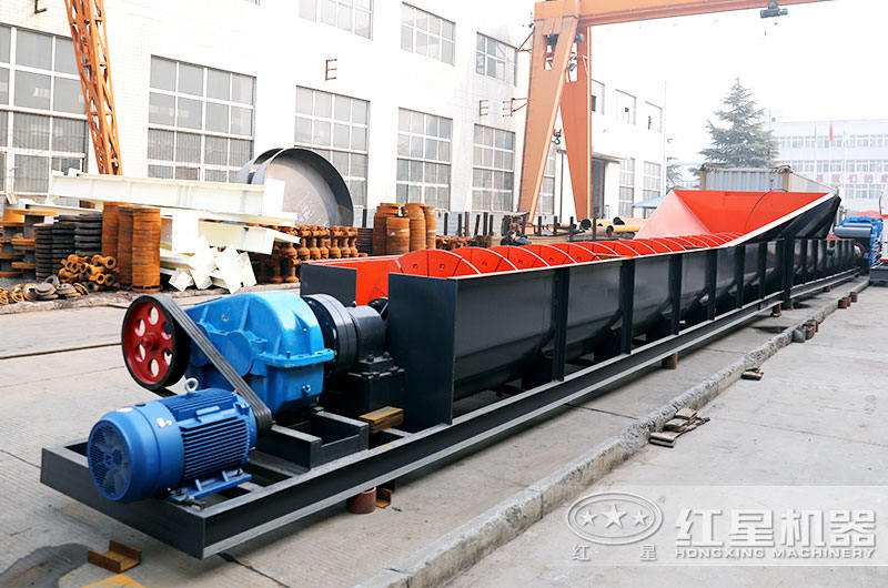 螺旋洗沙機(jī)產(chǎn)量5-240方/時(shí)，長(zhǎng)：8-11米