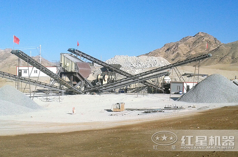 機制砂生產(chǎn)現(xiàn)場 機制砂生產(chǎn)現(xiàn)場