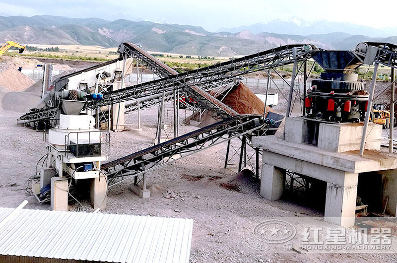 砂石生產(chǎn)現(xiàn)場:圓錐破碎機+沖擊式破碎機 砂石生產(chǎn)現(xiàn)場:圓錐破碎機+沖擊式破碎機