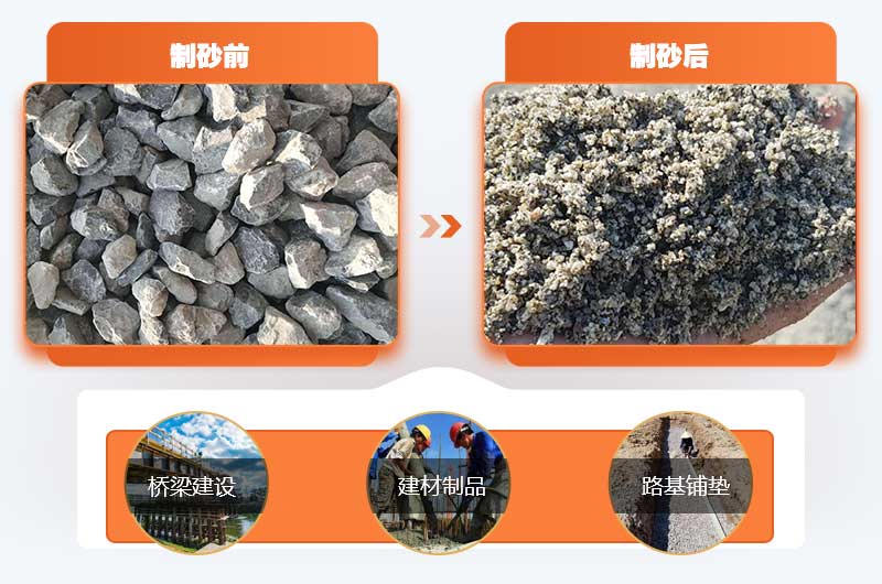 時產(chǎn)5噸制砂機(jī)制砂效果 時產(chǎn)5噸制砂機(jī)制砂效果