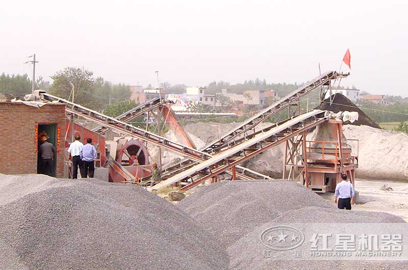 粒度不超過60mm的原料制砂生產(chǎn)線，小型制砂機
