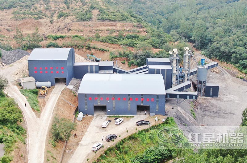 河南登封砂石廠，全封閉，更環(huán)保