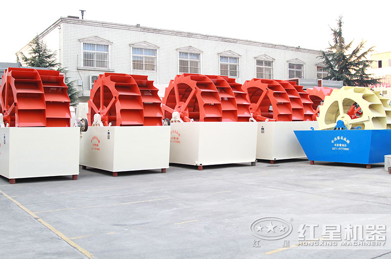水輪洗沙機(jī)設(shè)備實(shí)拍圖