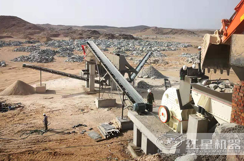 PCZ重錘破處理石灰?guī)r現場圖片